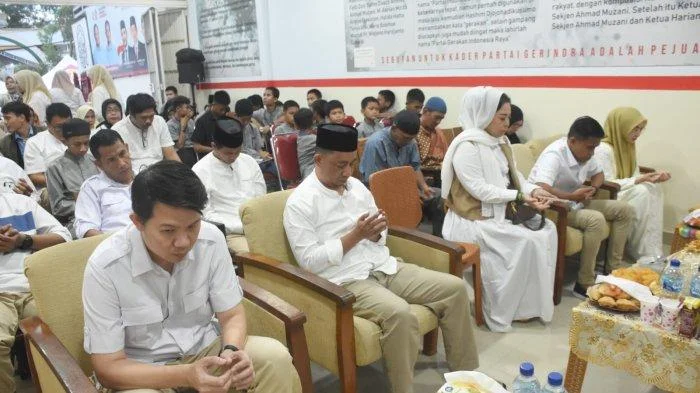 Berhasil Rebut Wakil Ketua DPRD Makassar, Gerindra Syukuran Bareng Anak Yatim