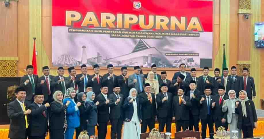 Rapat Paripurna DPRD Tetapkan Appi-Aliyah sebagai Wali Kota dan Wakil Wali Kota Makassar 2025-2030 6 Rapat Paripurna DPRD Tetapkan Appi-Aliyah sebagai Wali Kota dan Wakil Wali Kota Makassar 2025-2030