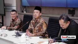 Menteri ATR/Kepala BPN Nusron Wahid bersama Tim Stranas PK KPK saat rapat penyusunan rencana aksi pengendalian alih fungsi lahan di Jakarta./IST