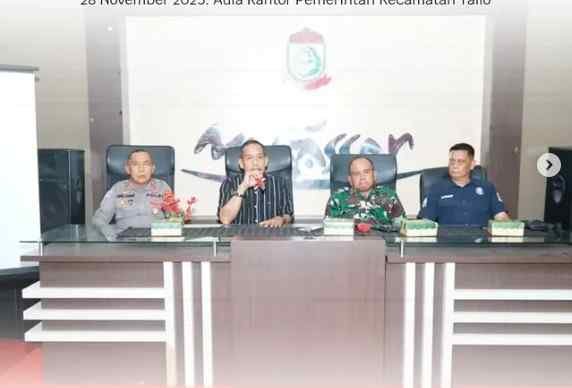 Camat Tallo Pimpin Rakor Pengamanan Jelang Pemilu Raya RT/RW