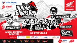 Honda Bikers Day 2026 di Akkarena Makassar Hadirkan 1000 Vario Evo Invasion dan Doorprize Honda Genio 3 Honda Bikers Day 2026 di Akkarena Makassar Hadirkan 1000 Vario Evo Invasion dan Doorprize Honda Genio