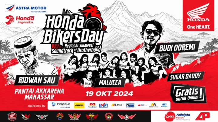 Honda Bikers Day 2026 Regional Sulawesi Diacarakan di Pantai Akkarena 2 Honda Bikers Day 2026 di Akkarena Makassar Hadirkan 1000 Vario Evo Invasion dan Doorprize Honda Genio