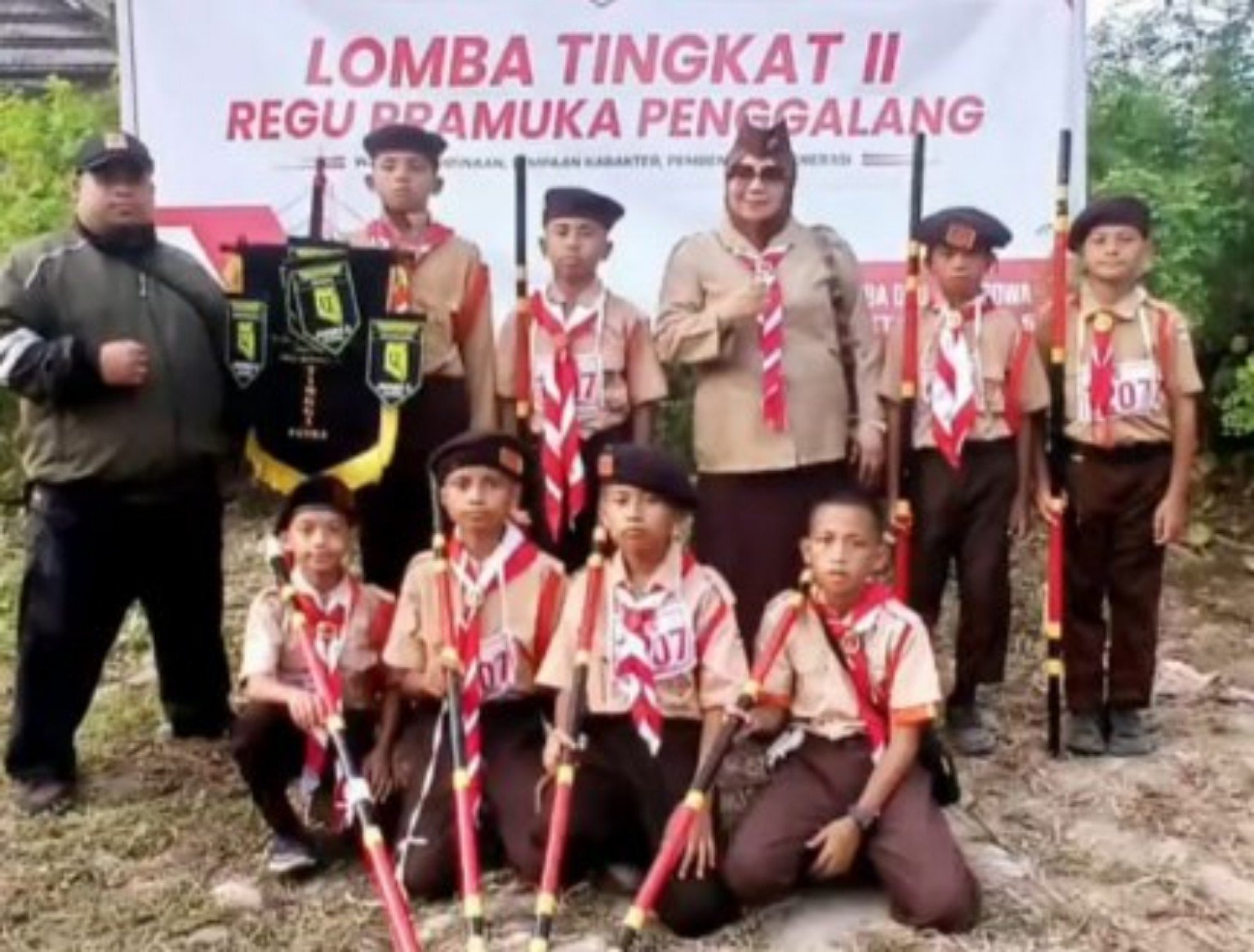 8 Siswa SD Tabaringang Ikuti Lomba Tingkat II Pramuka di Benteng Somba Opu