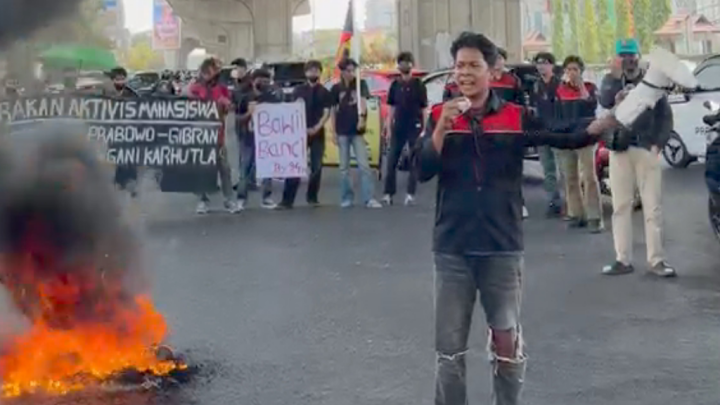 GAM Makassar Gelar Aksi Unjuk Rasa, Tuntut Penyelesaian Karhutla dan Evaluasi Kabinet