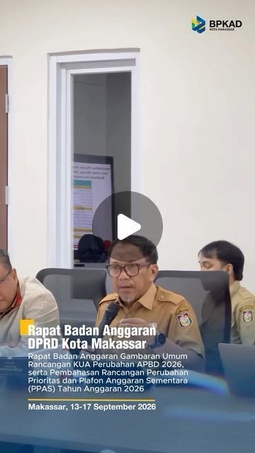 Kebutuhan Warga Jadi Perhatian BPKAD Makassar dalam Pembahasan Anggaran