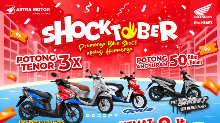 Shocktober Asmo Sulsel Bikin Cicilan Motor Honda Lebih Ringan, Ada Potongan Angsuran 1 Shocktober Asmo Sulsel Bikin Cicilan Motor Honda Lebih Ringan, Ada Potongan Angsuran