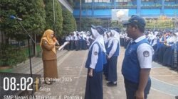 SMP Negeri 4 Makassar Lantik Pengurus PIK-R GEN.SI 2026/2027